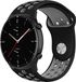 Strap-it Bracelet en silicone pour montre connectée - Convient pour Amazfit GTR 2 - Noir/Gris