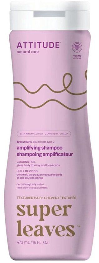 Attitude Super Leaves Shampoo Curl Amplifying Type 2 - 473ml