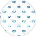 Bonateks Ronde digitaal bedrukte muismat, antislip onderkant, voor kantoor en thuis, diameter: 22 cm