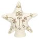 Flèche sapin, étoile, blanc, feutrine