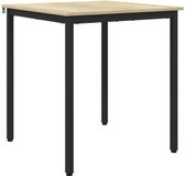 vidaXL Eettafel Bewerkt Hout Sonoma Eiken Vierkant 70 x 70 x 75 cm