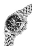 Gc Gc Atlas Chrono Metal Quartz Chronograafhorloge Zilverkleurig Kast Gemaakt Van 100% Roestvrij Staal En Een Armband Van 100% Roestvrij Staal 44