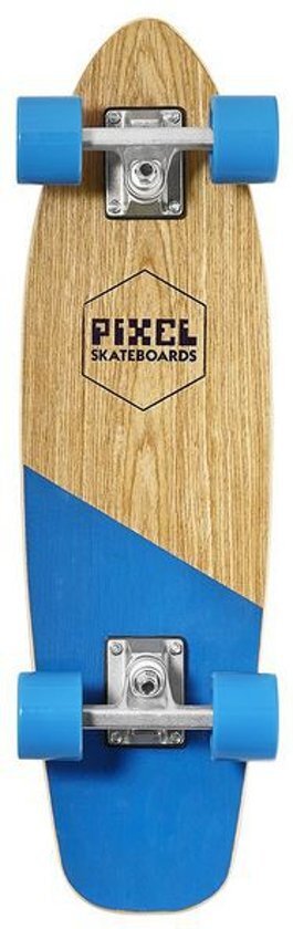 Pixel Skateboards Pixel Woody 25 Cruiser Blue