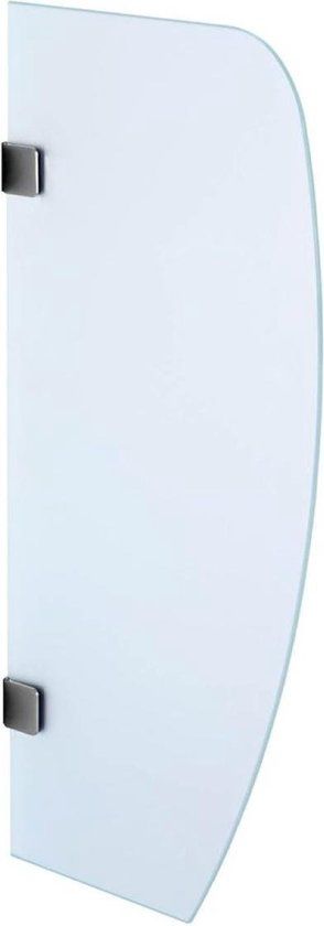Sapho Urinoirscherm Schaamschot 80x40 cm Gehard Glas