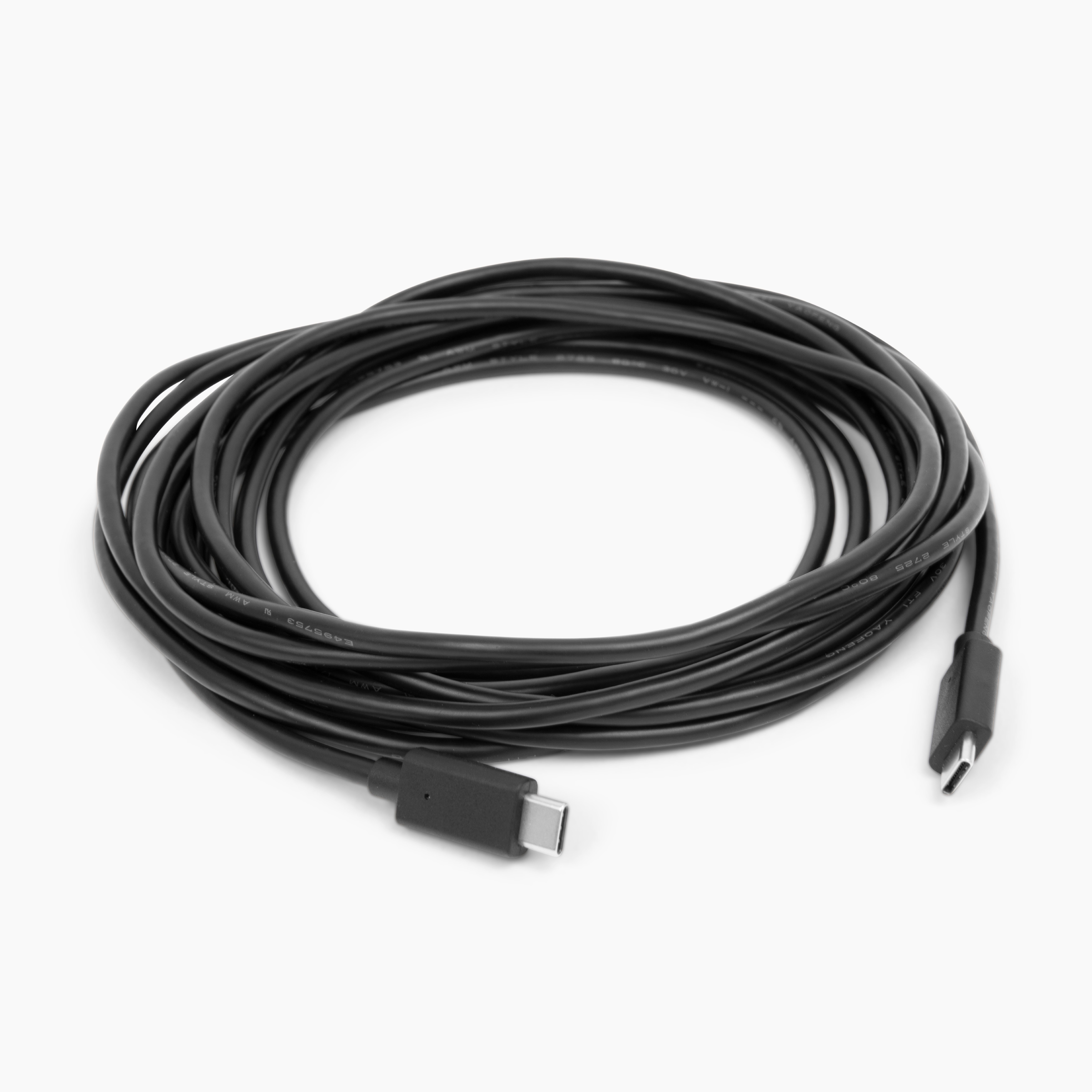 Owl Labs USB-C to USB-C Cable for Meeting Owl 3 - 16 ft / 4.87m - Black