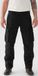 Rokker Black Jack Cargo, pantalon en textile unisexe, couleur: Noir, taille: W29/L34