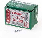 Spax - Spaanplaatschroeven - Torx 15 Bolkop - 3,5 x 20mm - Voldraad - WIROX (1.000 stuks)