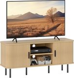 Homcom TV-meubel - MDF - 120x40x55cm - Eikenhout