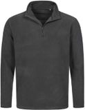 Stedman Fleece Half-Zip Trui Grey Steel (Solid) Maat S