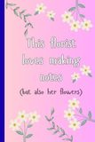 This Florist Notebook: Ideal Gift for Flower Lovers