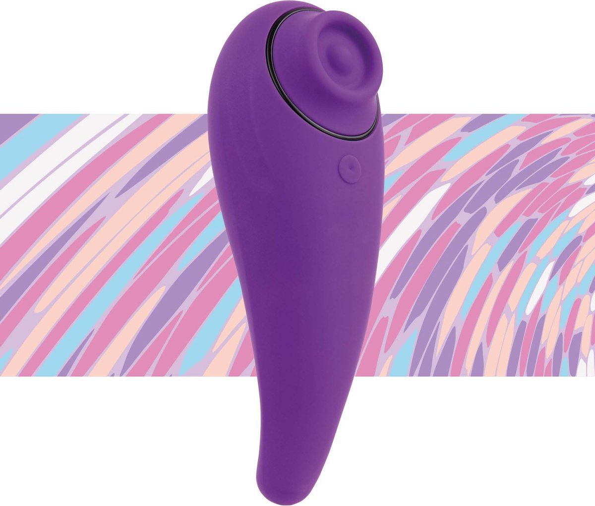 FeelzToys FemmeGasm Air Pressured Tapping & Tickling Vibrator Paars