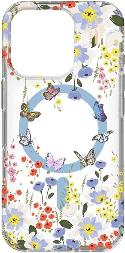iDeal of Sweden Clear Case MagSafe geschikt voor iPhone 16 Pro Max - Artistic Garden