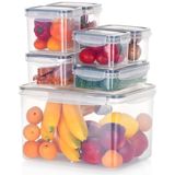Vilde Voedselcontainers met Deksel en Pakking 7 stuks
