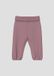 s.Oliver Unisex joggingbroek met losse pasvorm oudroze katoen