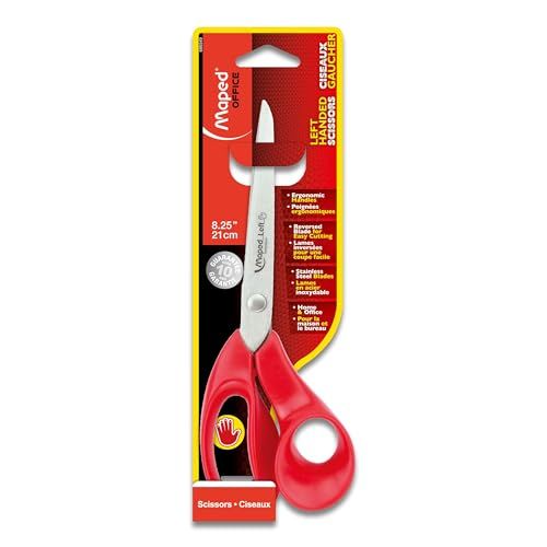 Maped Linkshandige Asymmetrische High-Performance Expert Schaar 21cm - Rood