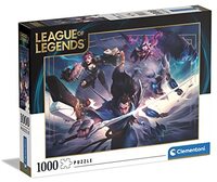 Clementoni League of Legends Legends-1000 Made in Italy, 1000 stukjes fantasy puzzel videospel plezier voor volwassenen, meerkleurig, medium, 39669