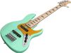 Sire Basses V5.24 A5/MLG Elzenhouten 24-frets 5-snarige passieve basgitaar tobacco mild groen