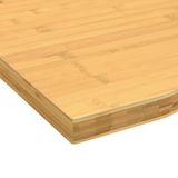 Merkloos Bureaublad 110x60x2,5 cm Bamboe Bruin