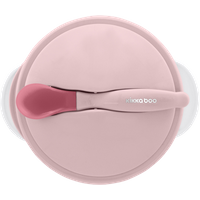 Kikka Boo Suction Bowl With Heat Sensing Spoon – Roze