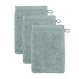 Möve Superwuschel Washandje, 15 x 20 cm, van 100% katoen, set van 3 stuks