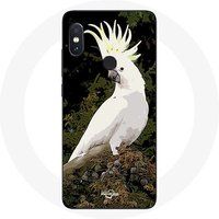 Maniacase Hoesje voor Xiaomi Redmi Note 5 Pro Cacatoes Witte papegaaien op de boom