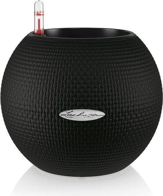 LECHUZA PURO COLOR 20 - Plantenbak - ALL-IN-ONE set - grafietzwart