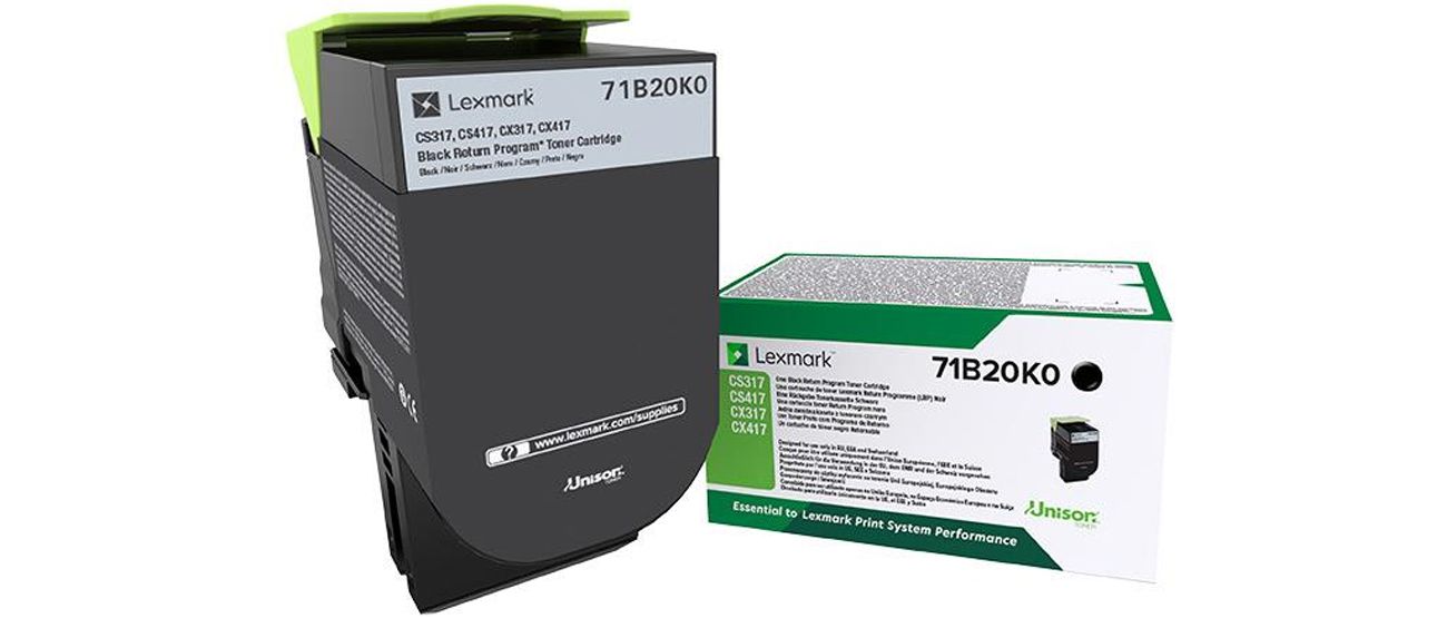 Lexmark 71B20K0 toner cartridge - zwart - 1 stuk