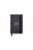 Miquelrius 31180 Zakagenda 2020, weekoverzicht, horizontaal, 90 x 140 mm, Luxor Zwart, Castellano