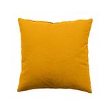 Enjoy Home Panamakussens, afneembare overtrek met ritssluiting, 100% katoen, Oeko-Tex-gecertificeerde stof, 40 x 40 cm, mosterd
