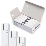 Elba Heftstrips van kunststof, 150 x 35 mm, wit, 100 stuks
