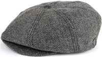 Brixton Brood Snap Cap Grijs Zwart