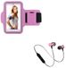 Sport-set Samsung Sport-set voor Galaxy S10e Smartphone (Bluetooth-koptelefoon + manchetten) lopen T4 (roze)