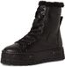 Tamaris Dames Veterboots 1-26841-41 Zwart Leer