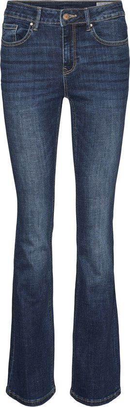 Vero Moda VMFLASH Flared Jeans - Dark Blue Denim - Women's W30/L32