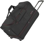 Travelite Basics Wheeled Duffle 55cm Expandable - Black/Blue