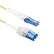 ACT Glasvezel Patchkabel | Singlemode 9/125 OS2 Polarity Twist uniboot duplex | CS - LC connectoren | 7 meter