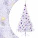 vidaXL Kunstkerstboom met 150 LED Wit 150 cm PVC en Staal