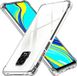 Techsuit Housse arrière en silicone antichoc pour Xiaomi Redmi Note 9S/9 Pro - Transparente