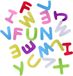 Haza Foam rubberen knutsel letters - Multi - 208 stuks - 4.5 cm