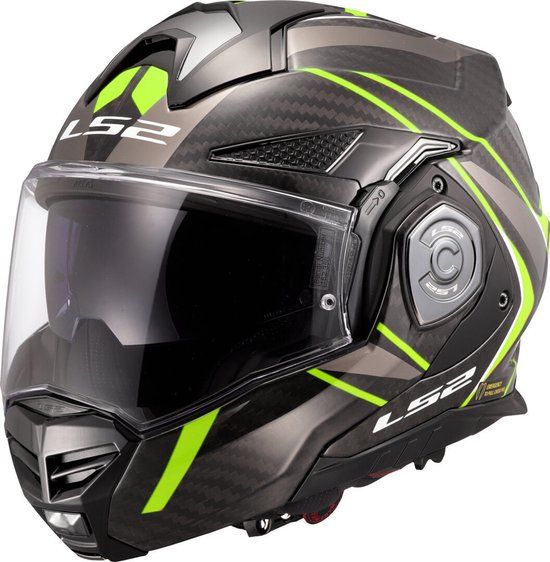 LS2 FF901 Advant X C Future II H-V Geel 06 Systeemhelm - Helm