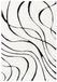 SAFAVIEH Florida Shag Collection, hoogpolig, crème en zwart, 61 x 91 cm