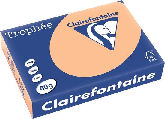 Clairefontaine Trophée A4 Abrikoos 80 g 500 vel