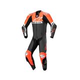Alpinestars Missile V2 Ward 1Pc lederen pak Zwart Rood Fluo Wit Maat 48