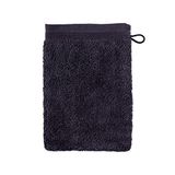 Möve Superwuschel washandschoen 15 x 20 cm gemaakt van 100% katoen, donkergrijs