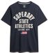 Superdry Vintage Athletic Essential Grafisch T-shirt Heren L Bradley Navy