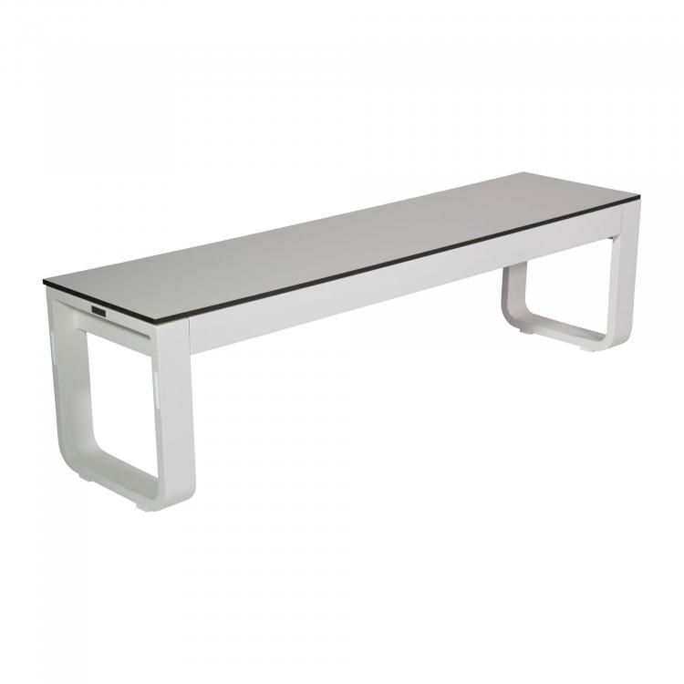 Inklapbare Zitbank FLow - Wit - 160 x 40 x 45 cm