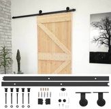 vidaXL Schuifdeur 90 x 210 cm Massief Grenenhout Naturel en Zwart