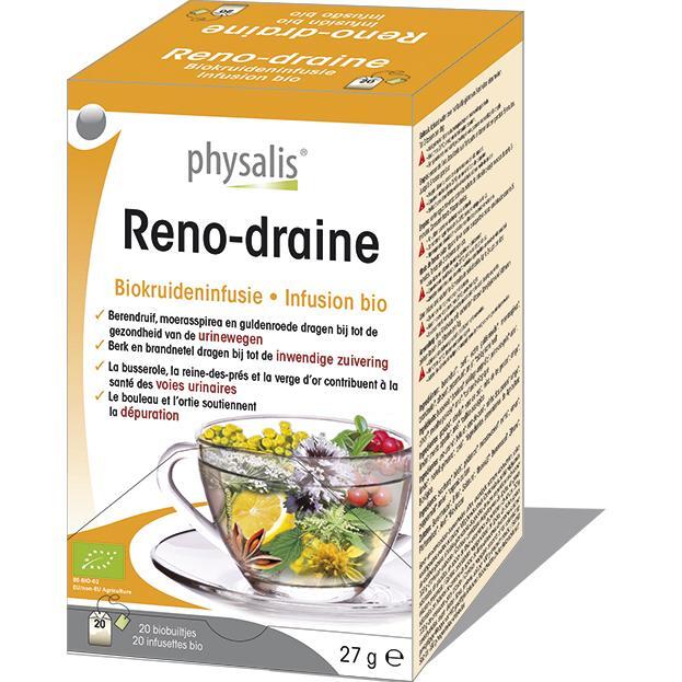 Physalis Reno draine infusie Thee 20 stuks