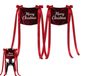 Chaussettes de chaise de Noël - Set décoratif élastique de 2