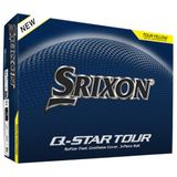 Srixon Q-Star Tour Golfbal met hoogwaardige ultradunne urethaancoating, spin skin + nieuwe generatie, zacht gevoel, FastLayer Core-technologie, 12 stuks